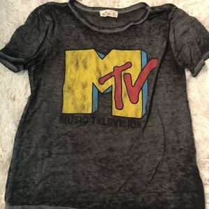 Hollister MTV Vintage Distressed T-shirt